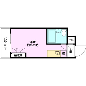 1R Mansion in Futaba - Shinagawa-ku Floorplan